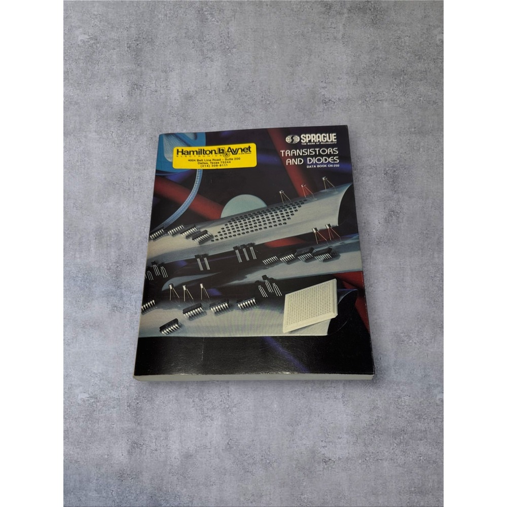 Sprague Transistors and Diodes Data Book CN-250 Vintage Manual 1986